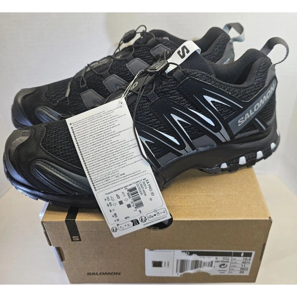 Salomon XA Pro 3D Trail Shoes Men’s Running Ortholite Comfort Sneakers Size 11 - Picture 3 of 9